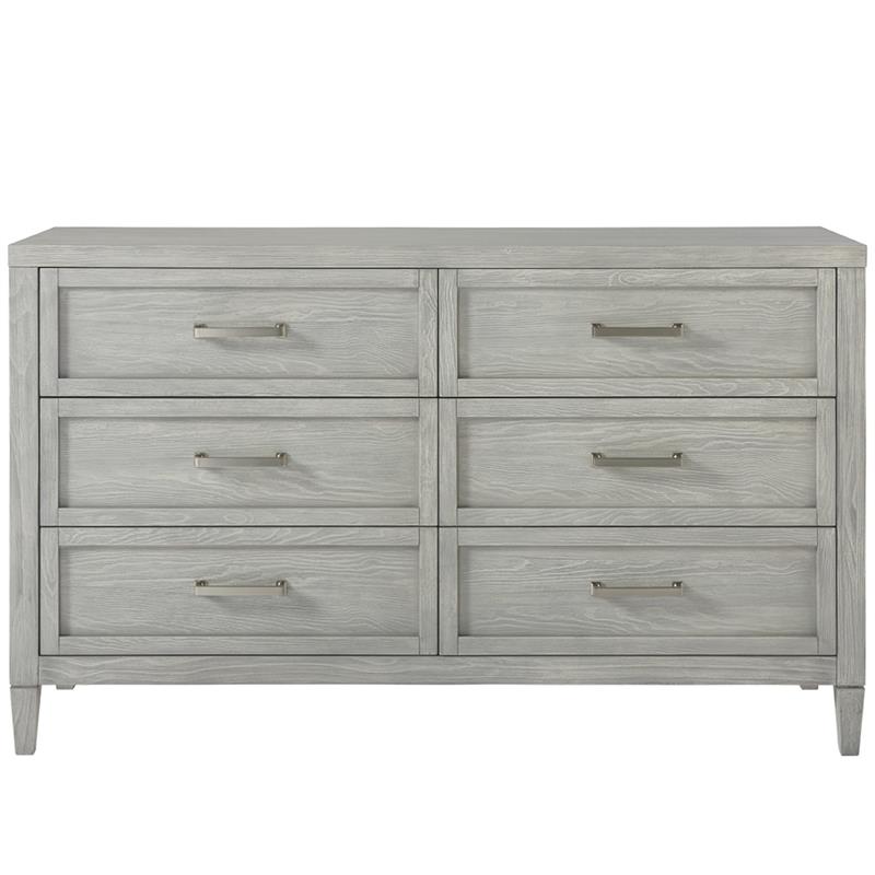 Escape Small Spaces 6 Drawer Dresser In Boardwalk Gray Finish 833a050