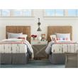 Coastal Living Escape Rattan Nesting Headboard Twin in Brown