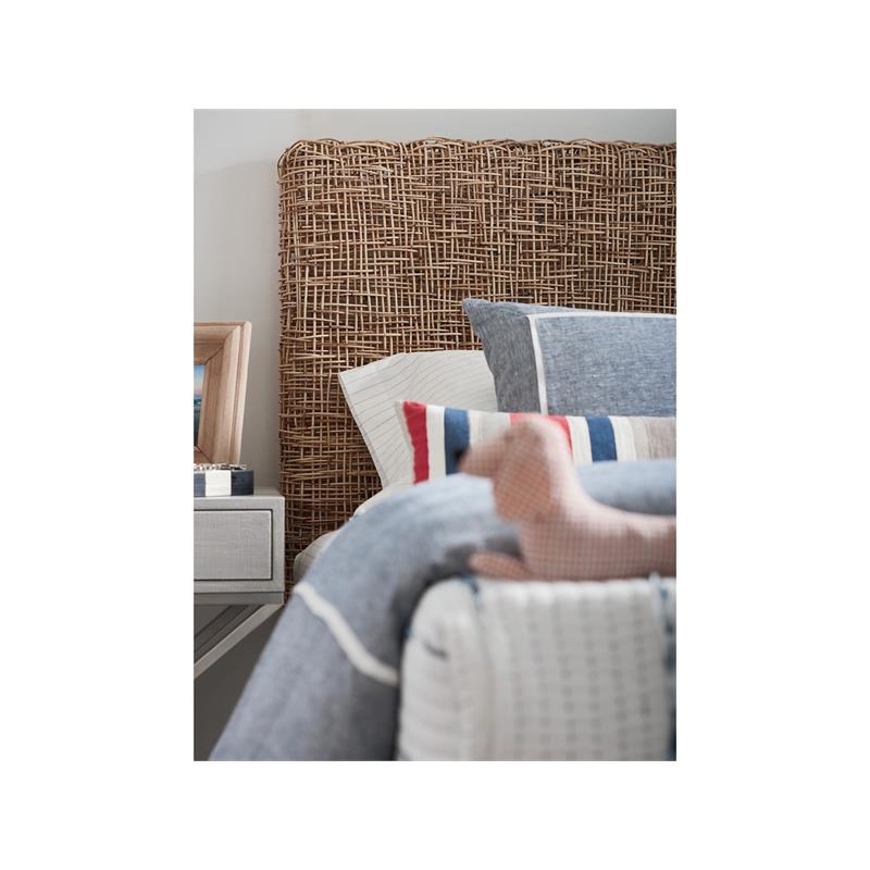 Coastal Living Escape Rattan Nesting Headboard Twin in Brown