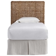 Coastal Living Escape Rattan Nesting Headboard Twin in Brown
