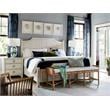 Coastal Living Escape Surf Side Wood Panel Bed King in Gray Finish