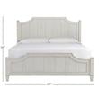 Coastal Living Escape Surf Side Wood Panel Bed King in Gray Finish