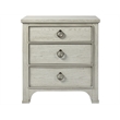 Coastal Living Furniture Escape 3 Drawer Nightstand in Sandbar Gray Finish