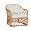Coastal Living Miramar Accent Chair in Natural Tan Rope and Cane