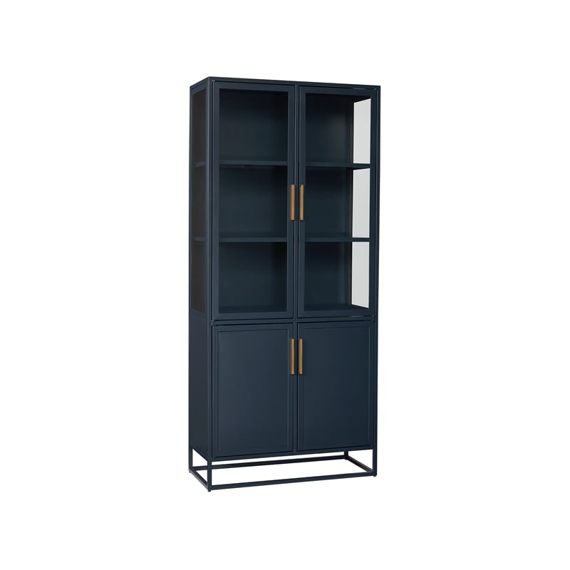 Coastal Living Santorini Tall Metal Kitchen Cabinet
