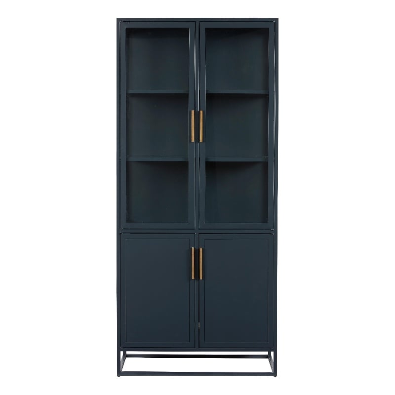 Coastal Living Santorini Tall Metal Kitchen Cabinet