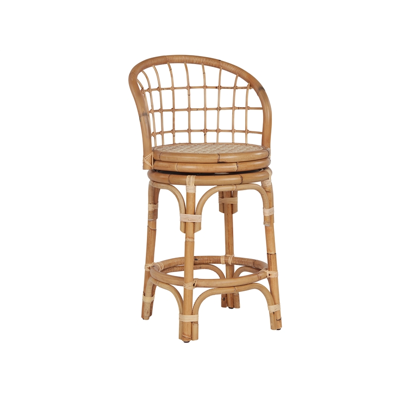 Coastal Living Rattan Counter Stool