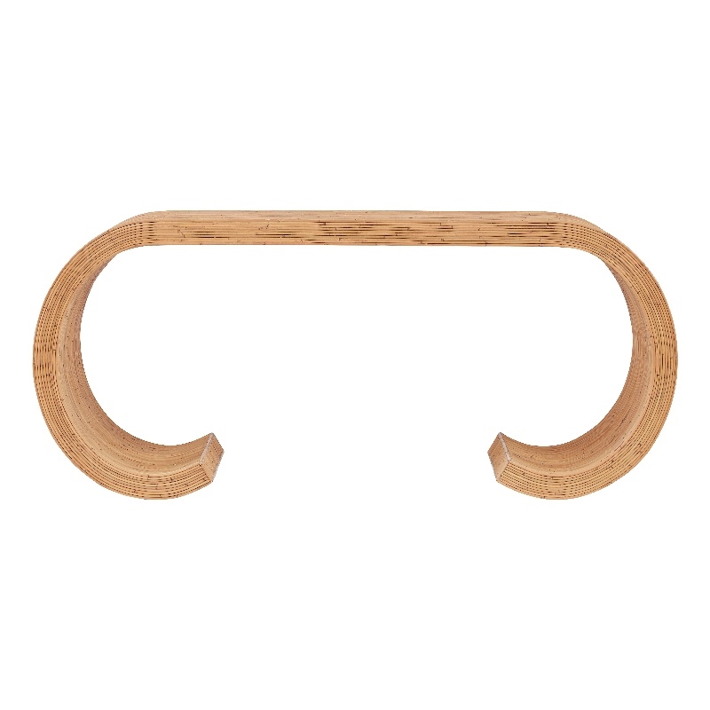 Coastal Living St Lucia Console in Tan Natural Cane