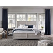 Coastal Living Getaway King Wood Panel Bed in Sea Oat