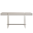 Coastal Living Cabo Writing Desk in Acrylic and Soft Weathered White Oak