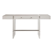 Coastal Living Cabo Writing Desk in Acrylic and Soft Weathered White Oak