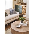 Coastal Living Weekender Cocktail Table in Natural Tan Weathered Oak