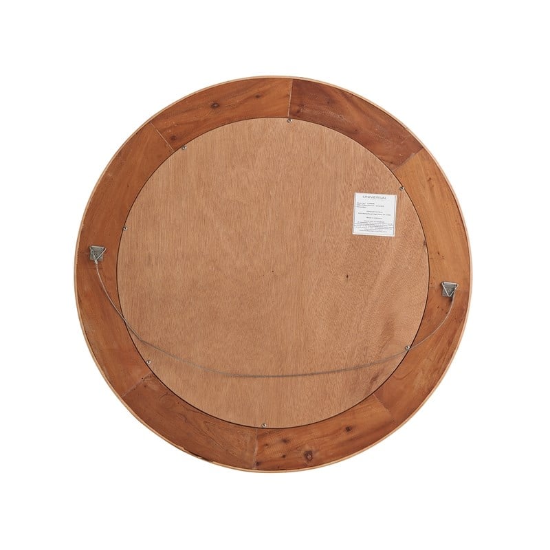 Coastal Living Natural Cane Lakeway Mirror in Tan Finish