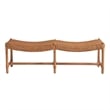 Coastal Living Murro Bay Bench in Natural Cane and Oak