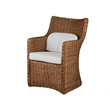 Coastal Living Montego Arm Chair in Natural Tan Woven Hyacinth