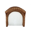 Coastal Living Montego Arm Chair in Natural Tan Woven Hyacinth