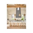 Coastal Living Sandbar Console Stool in Tan Natural Split Rattan