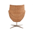 Coastal Living Sullivans Swivel Arm Chair in Natural Tan Wicker