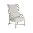 Coastal Living Santa Rosa Arm Chair in Soft White Cane and Rattan