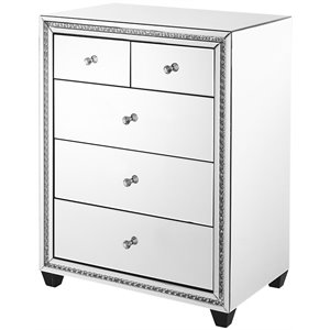 elegant decor modern 5 drawer 31.5