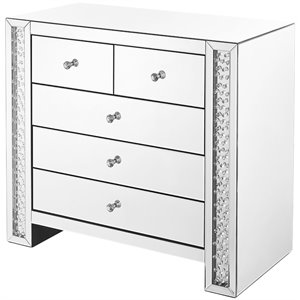 elegant decor modern 5 drawer 39.5