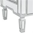 Elegant Decor Reflexion 7 Drawer Mirrored Lingerie Chest in Antique Silver