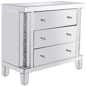 elegant decor modern 3 drawer 35.5