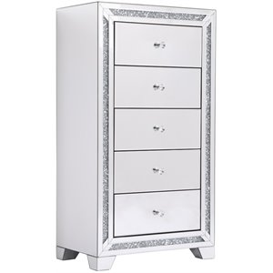 elegant decor modern 5 drawer 25.5