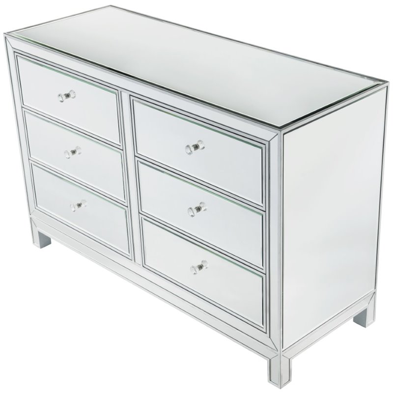 Elegant Decor Reflexion 6 Drawer 48