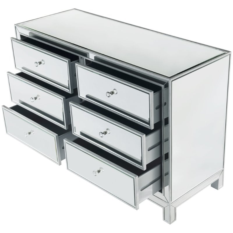 Elegant Decor Reflexion 6 Drawer 48