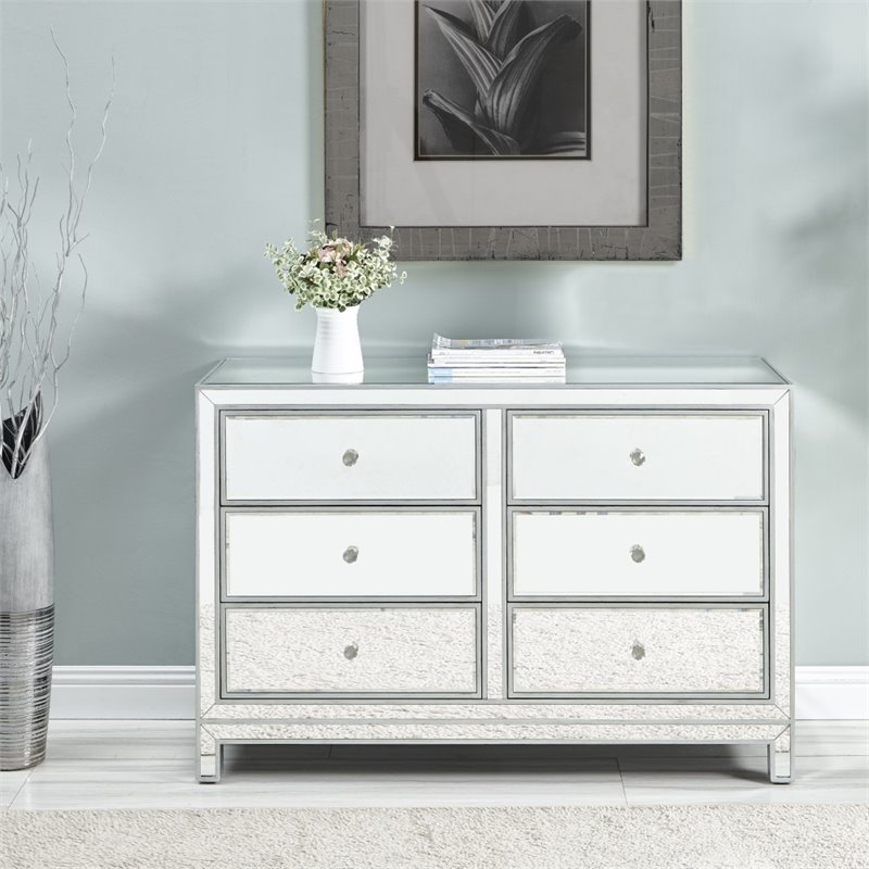 Elegant Decor Reflexion 6 Drawer 48