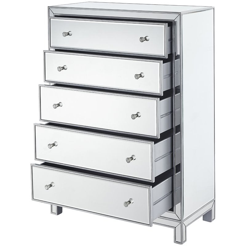 Elegant Decor Reflexion 5 Drawer 48