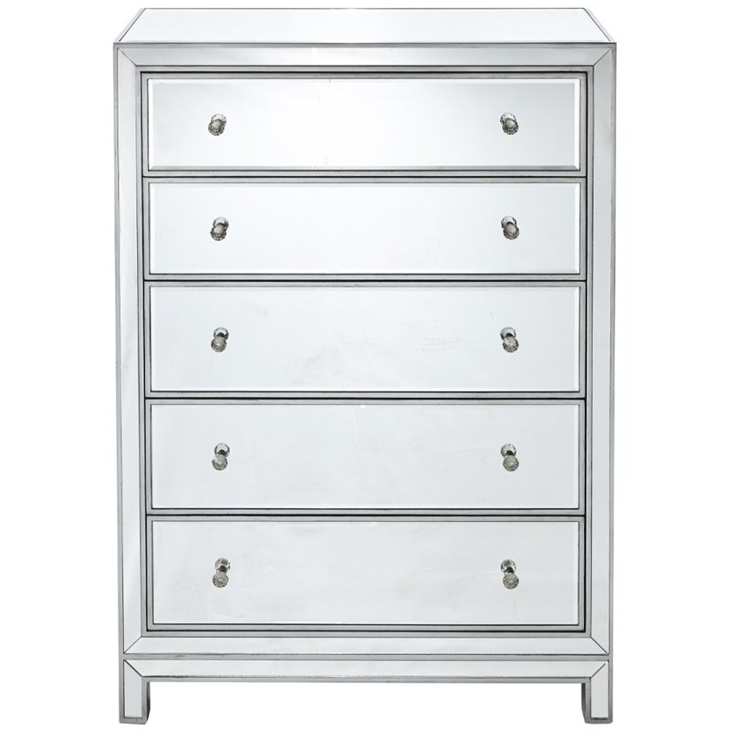 Elegant Decor Reflexion 5 Drawer 48