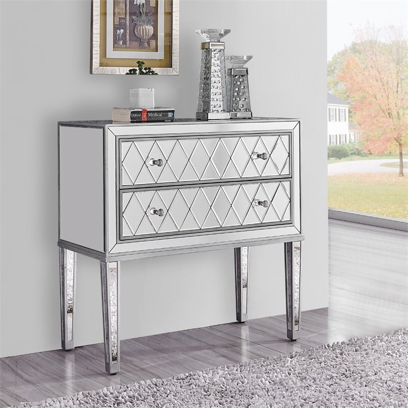 Elegant Decor Reflexion 2 Drawer 34