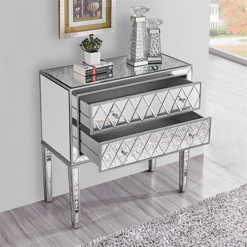 Elegant Decor Reflexion 2 Drawer 34