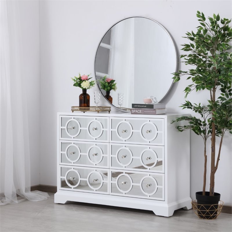 Elegant Decor Modern 6 Drawer 48