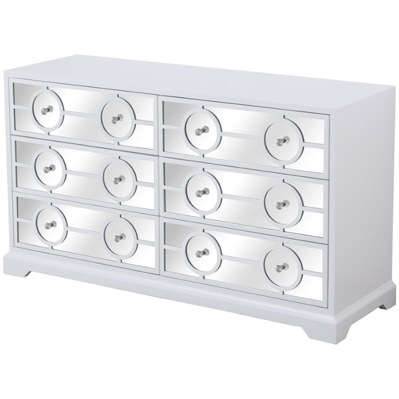 Elegant Decor Modern 6 Drawer 60