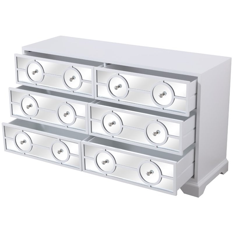Elegant Decor Modern 6 Drawer 60