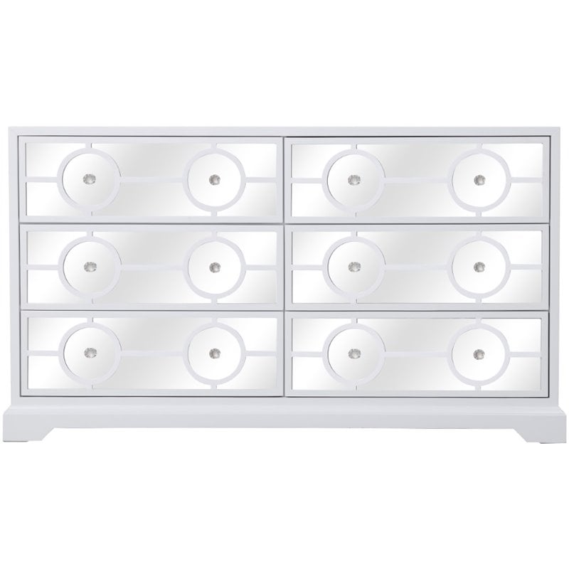 Elegant Decor Modern 6 Drawer 60