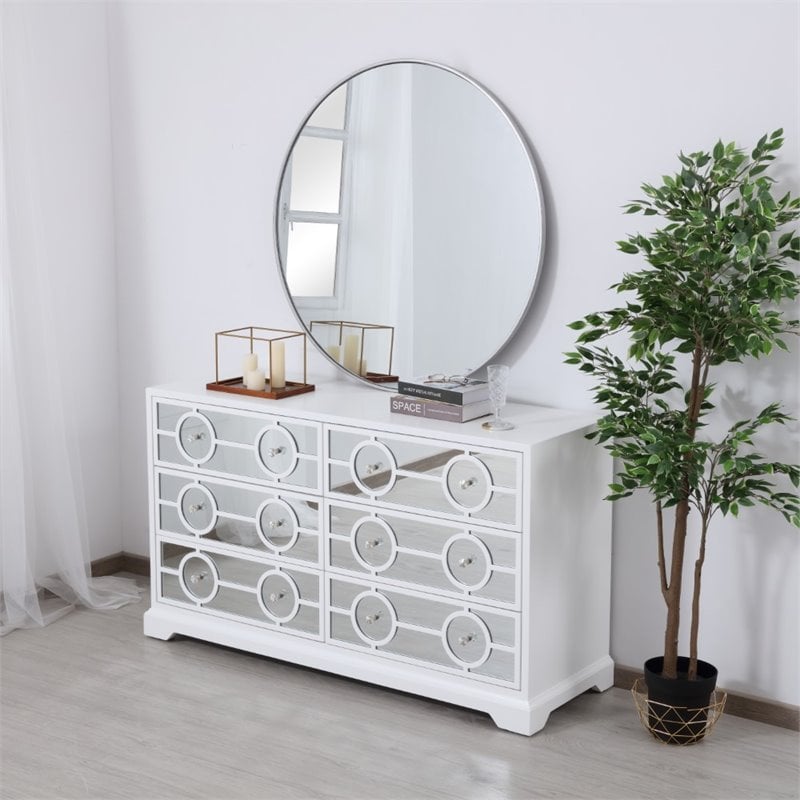 Elegant Decor Modern 6 Drawer 60