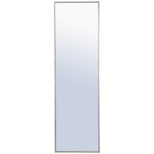 Elegant Decor Monet 60&quot x 18&quot Rectangle Metal Frame Mirror in Silver