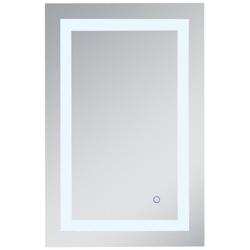 Elegant Decor Helios 30&quot x 20&quot Hardwired LED Bathroom Mirror with Touch Sensor