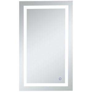 Elegant Decor Helios 40&quot x 24&quot Hardwired LED Bathroom Mirror with Touch Sensor