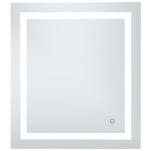 Elegant Decor Helios 30&quot x 27&quot Hardwired LED Bathroom Mirror with Touch Sensor