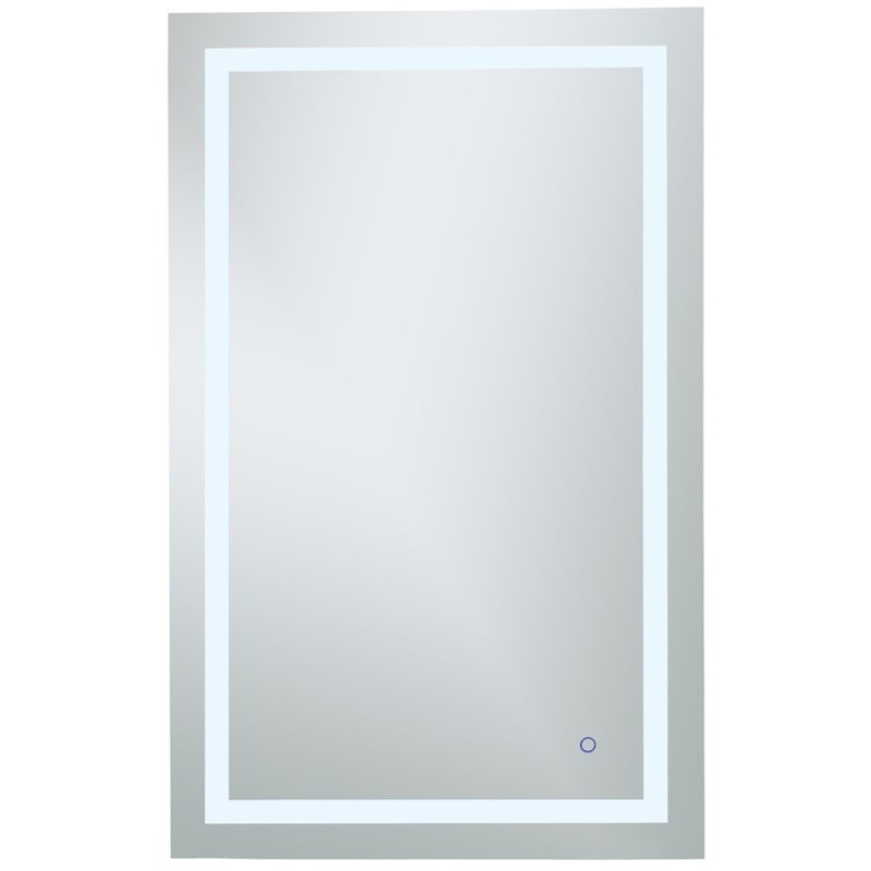 Elegant Decor Helios 48" x 30" Hardwired LED Bathroom Mirror with Touch