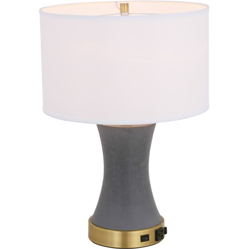 metal table lamp