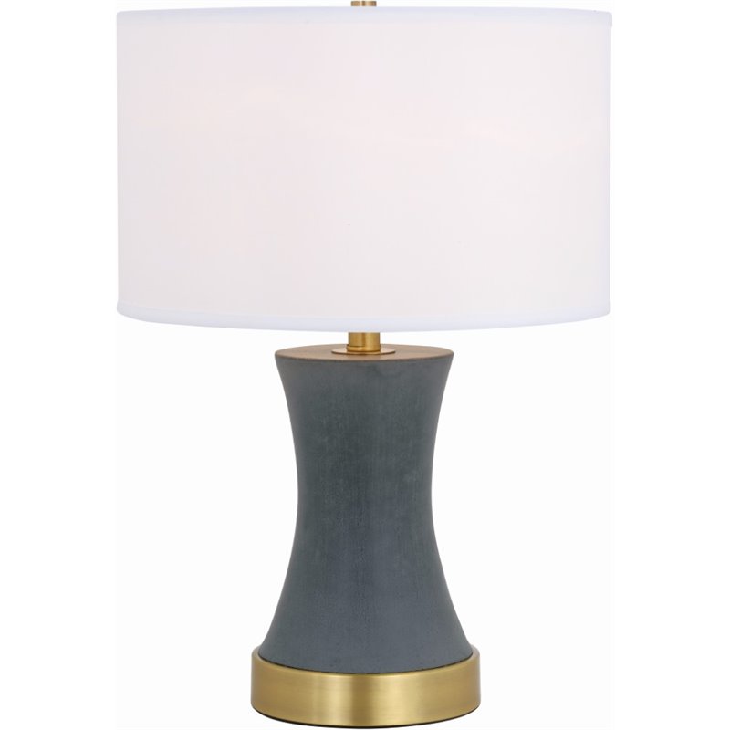 curved table lamp