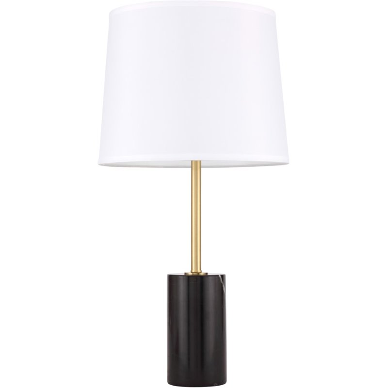 black marble base table lamp