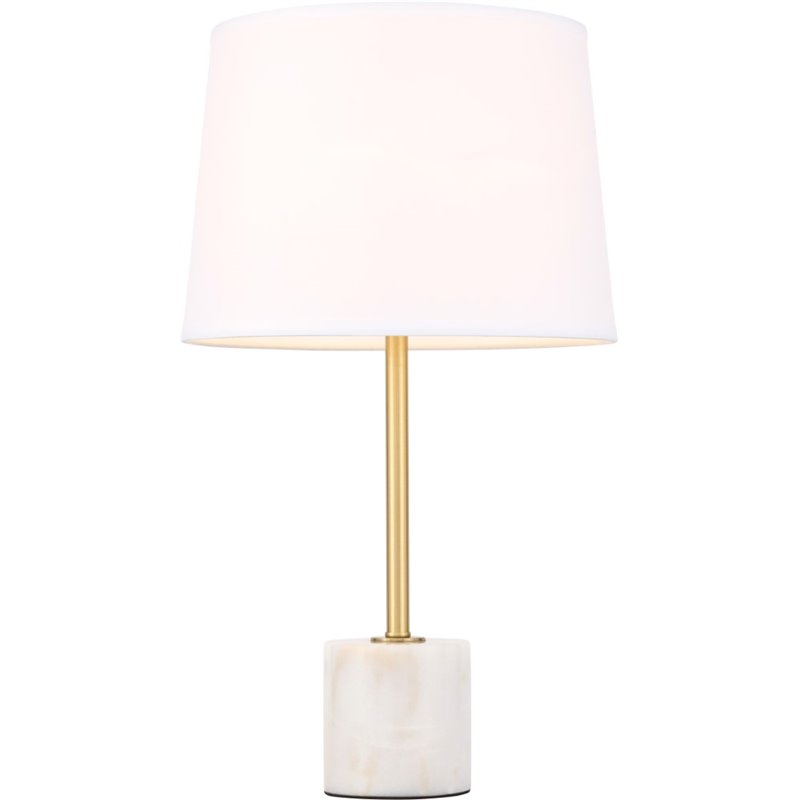 Elegant Decor Kira Modern Marble Base, Marble Base Table Lamp