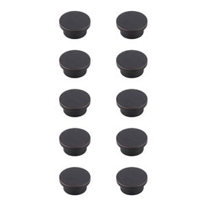 Elegant Decor Trovon 1.6&quot Round Oversize Knob Multipack in Bronze (Set of 10)